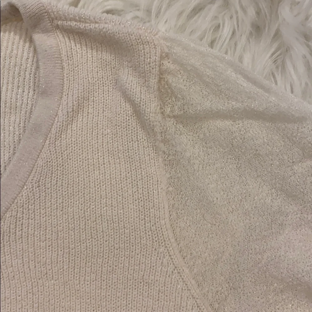 Plus Size Marshmallow Jennifer Lopez Lurex Sweater